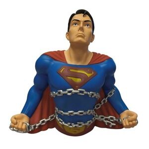Monogram DC Comics Superman Returns Superman In Chains Vinyl Bust Bank